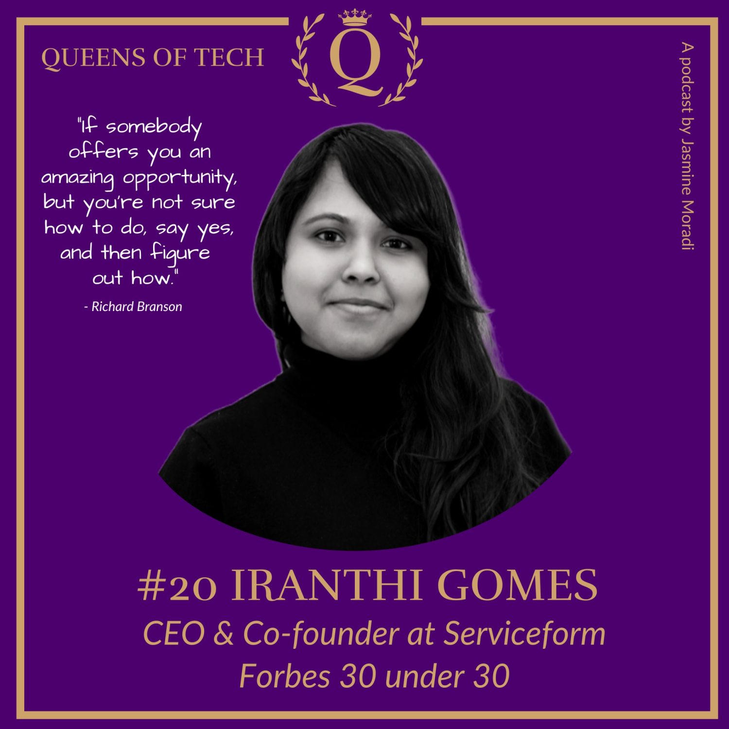 Iranthi Gomes Cofounder, Serviceform-Queens of Tech