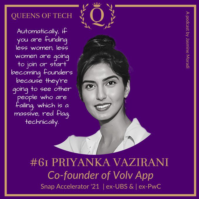 Priyanka Vazirani - Co-founder of Volv App